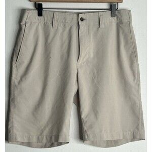 Callaway Golf Chino Shorts Mens Size 32 Stretch Gray Moisture Wicking Quick Dry